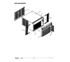 Amana RC24085C2D/PRC24085C2D outer case assembly diagram