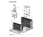 Amana RC24085C2D/PRC24085C2DB compressor assembly diagram