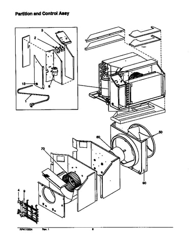 Partition and control assy