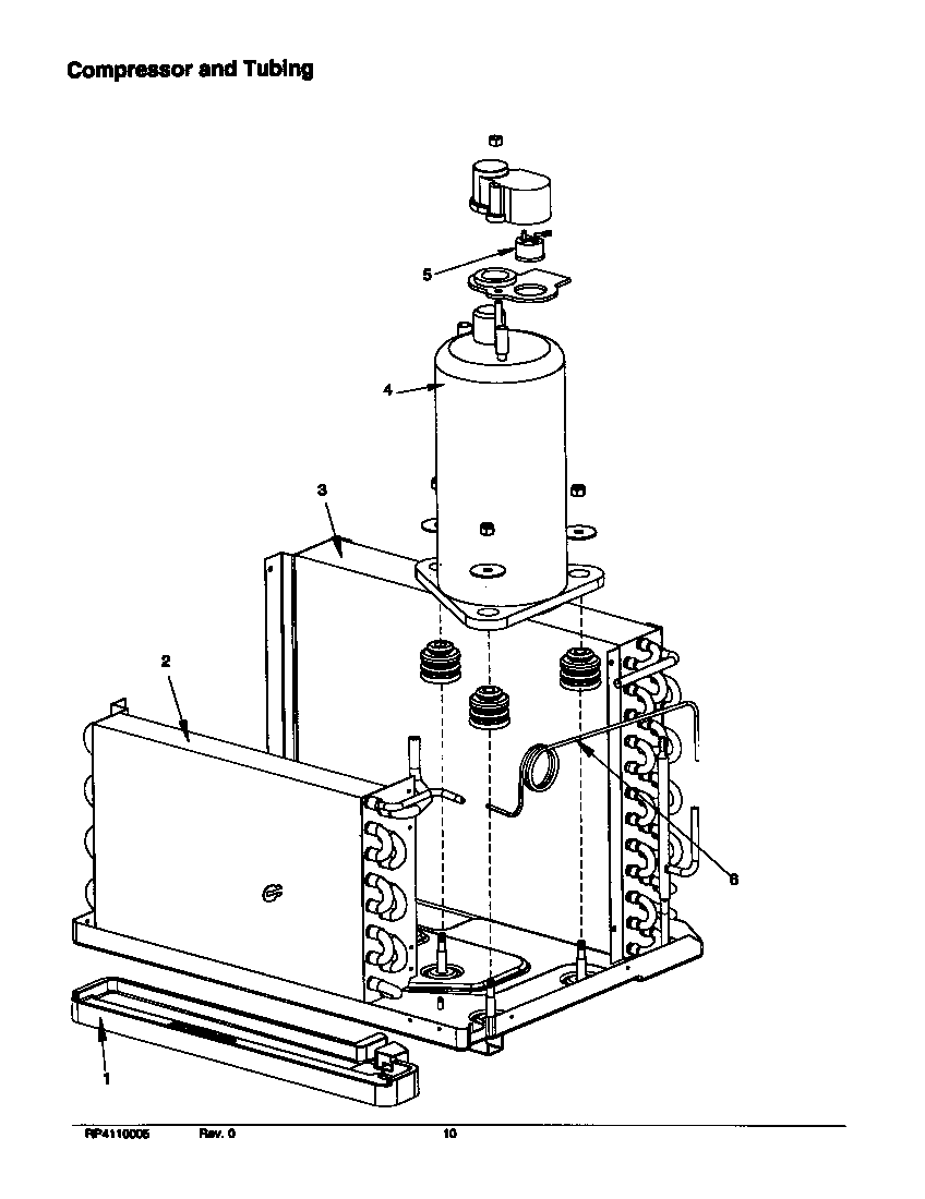 Compressor and tubing
