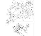 Amana AOES2730E-P1132357NE control compartment and control panel diagram
