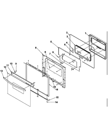 Oven door