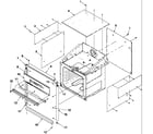Amana AOCS2740E-P1132358NE cabinet diagram
