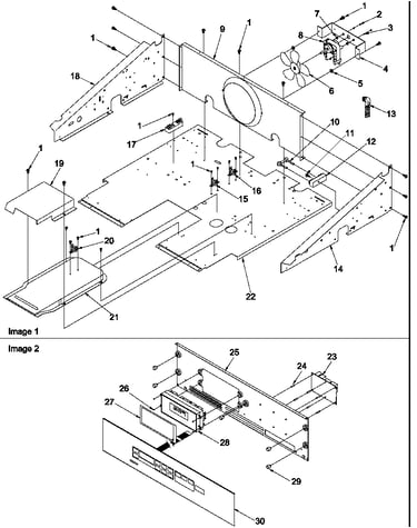 Control compartment and control panel