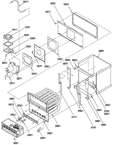 Partition tube assembly & collector box