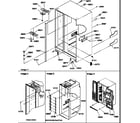 Amana 58637-P1317501WL cabinet parts & toe grille diagram