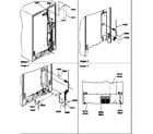 Amana 58635-P1317501WE cabinet back diagram