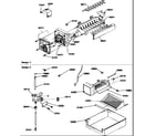 Amana 58632-P1317501WW ice maker parts and add on ice maker kit diagram
