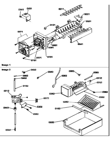Ice maker parts and add on ice maker kit
