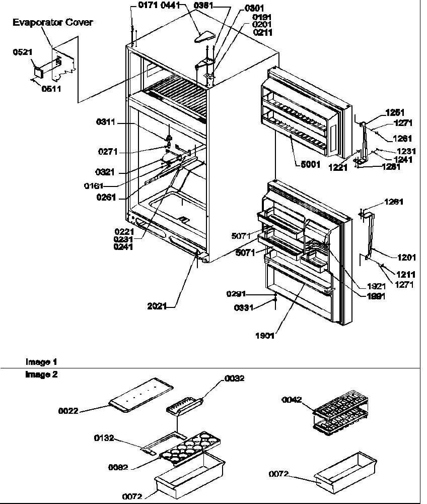 DOOR, HINGES AND ACCESSORIES