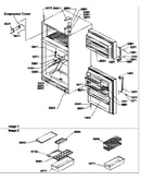Door, hinges and accessories