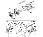 Amana TX21VL-P1301804WL ice maker assembly and parts diagram