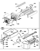 Ice maker assembly and parts