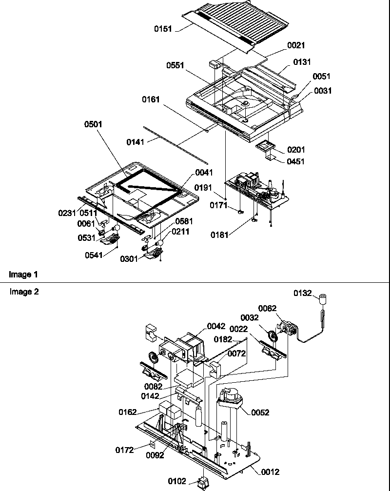 Drain block assembly and control assembly