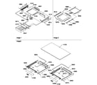 Amana HT600W-P1319401WW shelving assemblies diagram