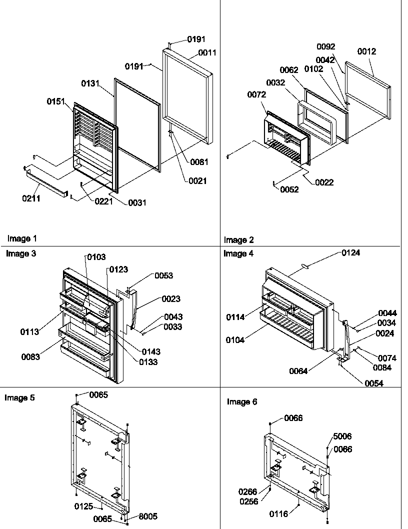 Door assemblies and handles
