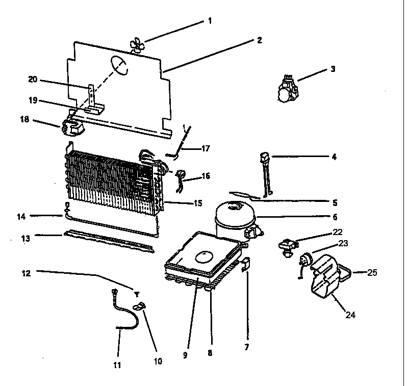 Machine compartment and system