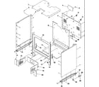 Amana ARG3600W-P1143336NW cabinet diagram