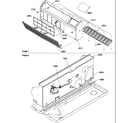 Amana PTC124A25AB/P1225149R front/chassis diagram