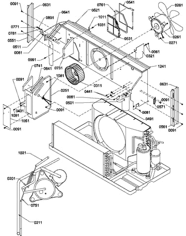 Chassis/compressor tubing