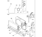 Amana PTH123A15AB/P1225117R compressor/tubing diagram