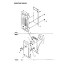 Amana SNAC700-P1185501M control panel assembly diagram
