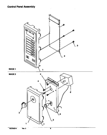Control panel assembly