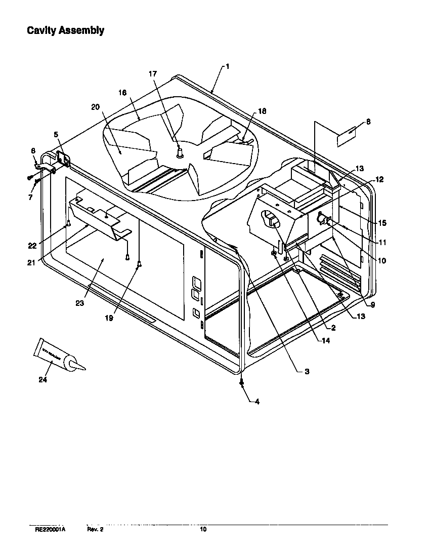 Cavity assembly