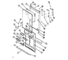 Amana TL18N-P1106212W freezer door (tl18n/p1106211w) (tl18n/p1106212w) (tli18n/p1106220w) (tli18n/p1106221w) diagram