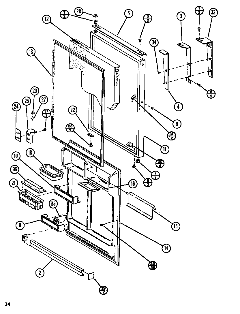 DOOR (TL20N/P1106213W) (TL20N/P1106214W) (TLI20N/P1106222W) (TLI20N/P1106223W)