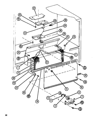 Evaporator (tl20n/p1106213w) (tl20n/p1106214w) (tli20n/p1106222w) (tli20n/p1106223w)