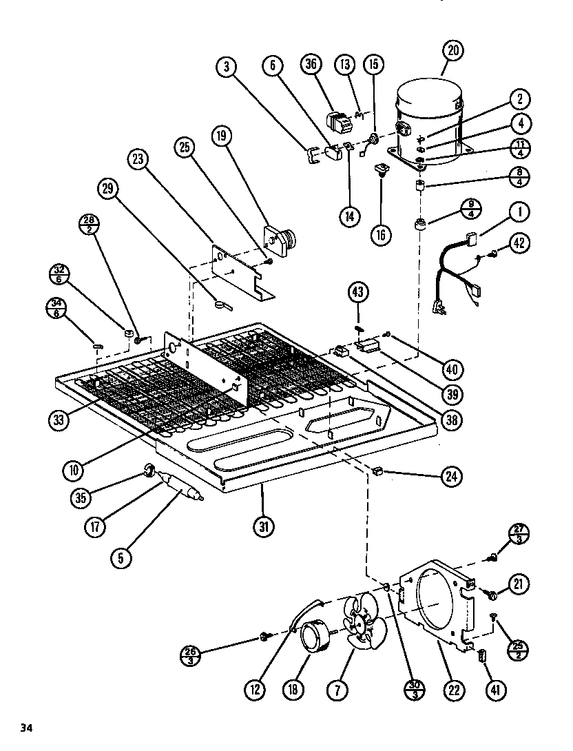 Condenser (tl20n/p1106213w) (tl20n/p1106214w) (tli20n/p1106222w) (tli20n/p1106223w)