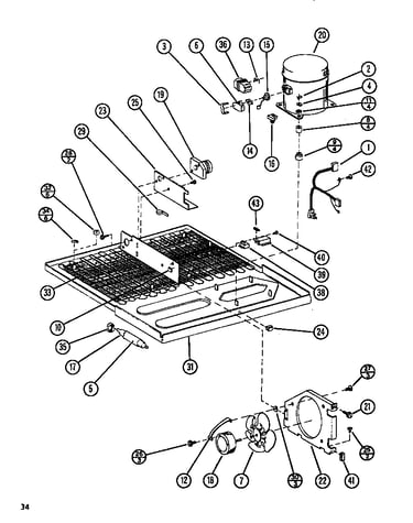 Condenser (tl20n/p1106213w) (tl20n/p1106214w) (tli20n/p1106222w) (tli20n/p1106223w)