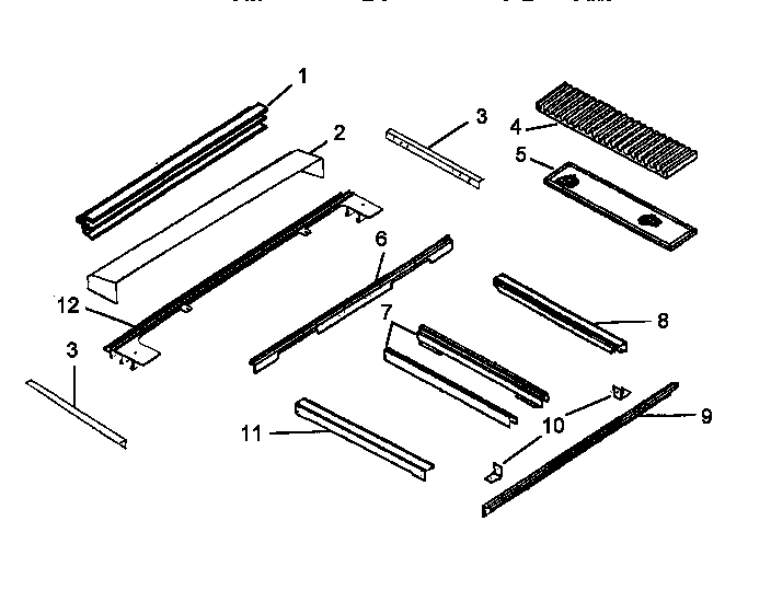 Main top assembly