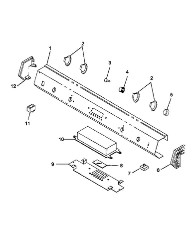 Control panel assembly