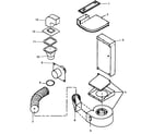 Amana AGDS901WW/P1131827NWW ventilation parts diagram