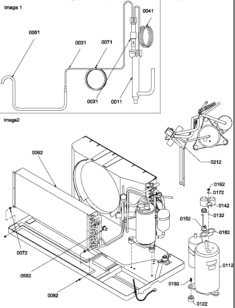 Compressor/tubing