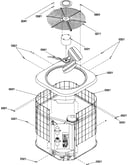 Outer cabinet/fan