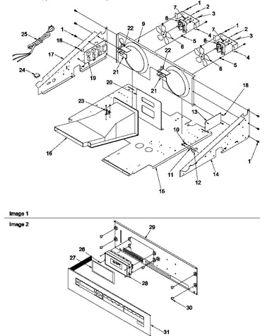 Control compartment and control panel