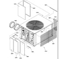Amana PHD30C02E/P1224302C outer cabinet diagram