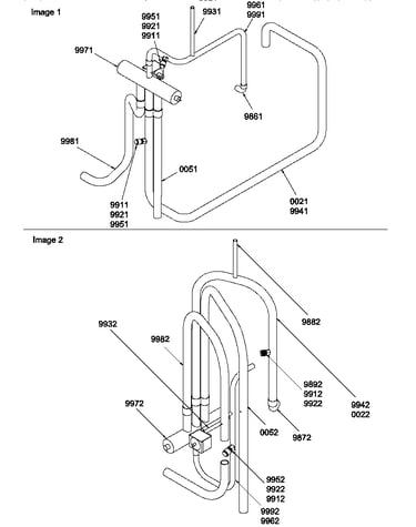Reversing valve weldment
