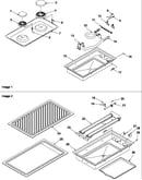 Burner, grille assy and acs200 griddle