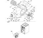 Amana GCCA090AX50/P1219505F blower assembly diagram