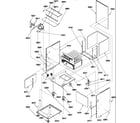 Amana GCCA090AX50/P1219505F cabinet assembly diagram