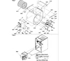 Amana GUCA070AX40/P1219303F blower assembly diagram