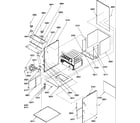 Amana GUCA090AX50/P1219305F cabinet assembly diagram