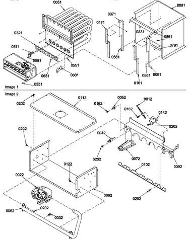 Partition tube/collector box/manifold