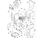 Amana GCCA115AX50/P1227606F cabinet assembly diagram