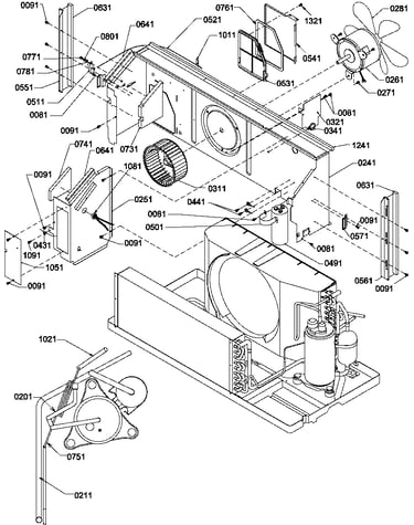 Chassis/compressor tubing