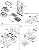 Shelving assemblies
